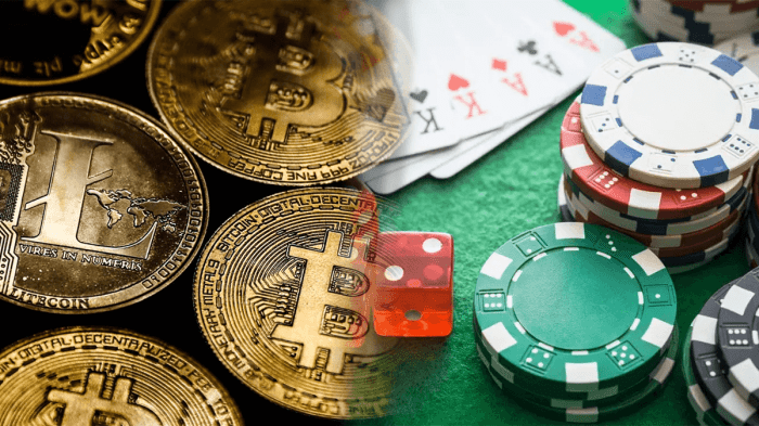 Crypto card gambling